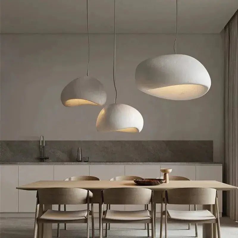 Modern Minimalist Japanese Wabi Sabi Chandelier - Hans Lumiere