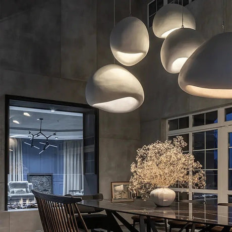 Modern Minimalist Japanese Wabi Sabi Chandelier - Hans Lumiere