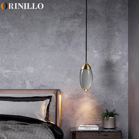 Modern Minimalist LED All Copper Chandelier - Hans Lumiere
