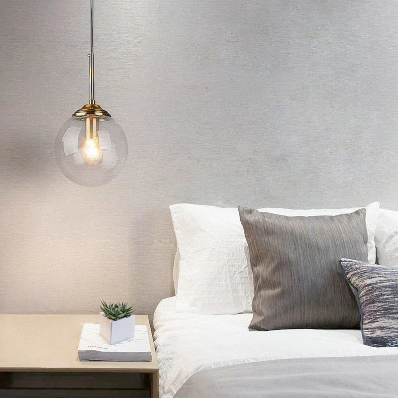 Modern Nordic Glass LED Pendant Light - Hans Lumiere