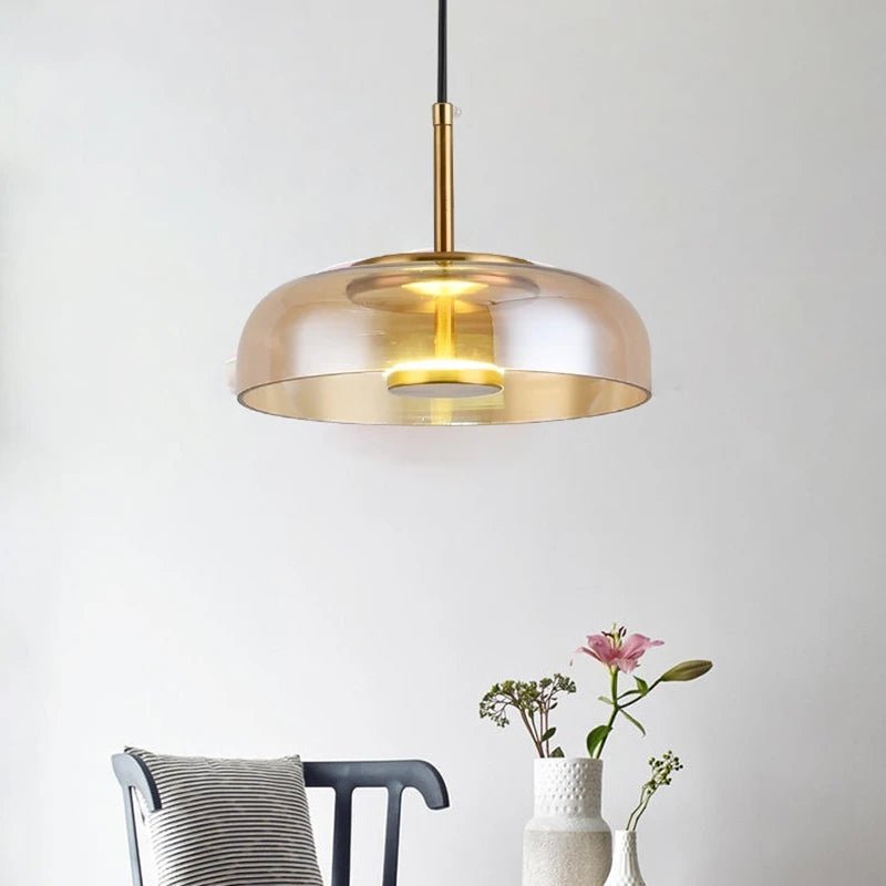 Modern Nordic Glass LED Pendant Lights - Hans Lumiere