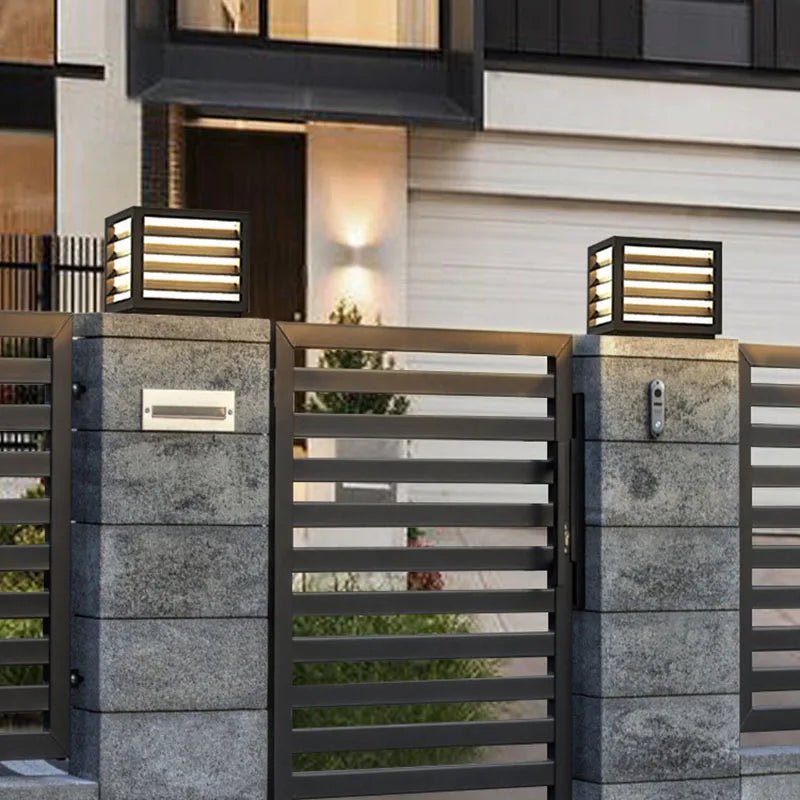 Modern Outdoor Waterproof IP65 LED Pillar Lawn Light - Hans Lumiere