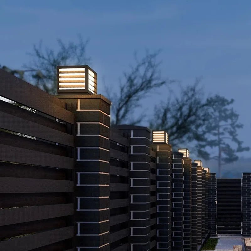Modern Outdoor Waterproof IP65 LED Pillar Lawn Light - Hans Lumiere
