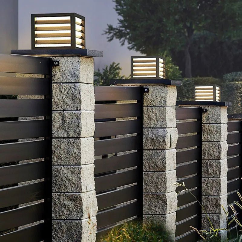 Modern Outdoor Waterproof IP65 LED Pillar Lawn Light - Hans Lumiere