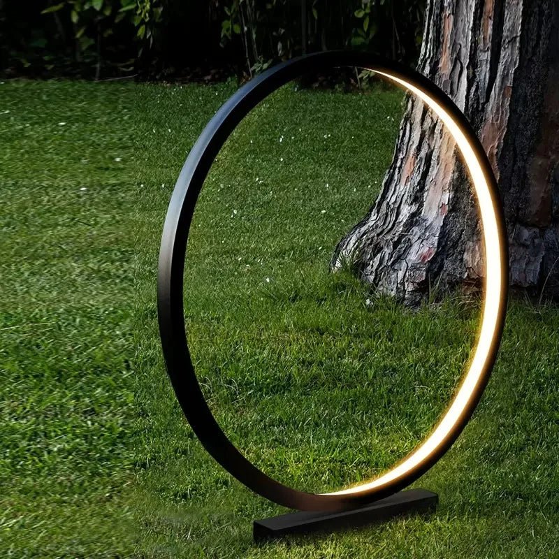 Modern Outdoor Waterproof Round LED Lawn Lamp - Hans Lumiere