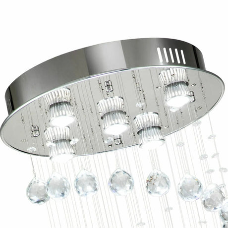 Modern Spiral Lighting Drop Chandelier Crystal Pendant Lamp - Hans Lumiere