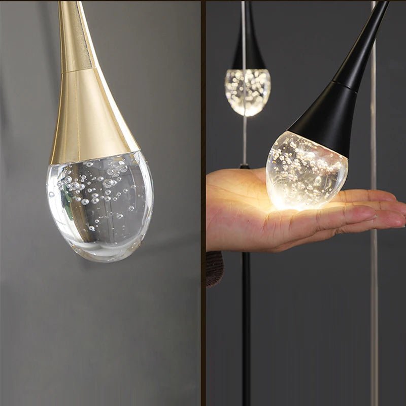 Modern Staircase LED Crystal Chandelier - Hans Lumiere