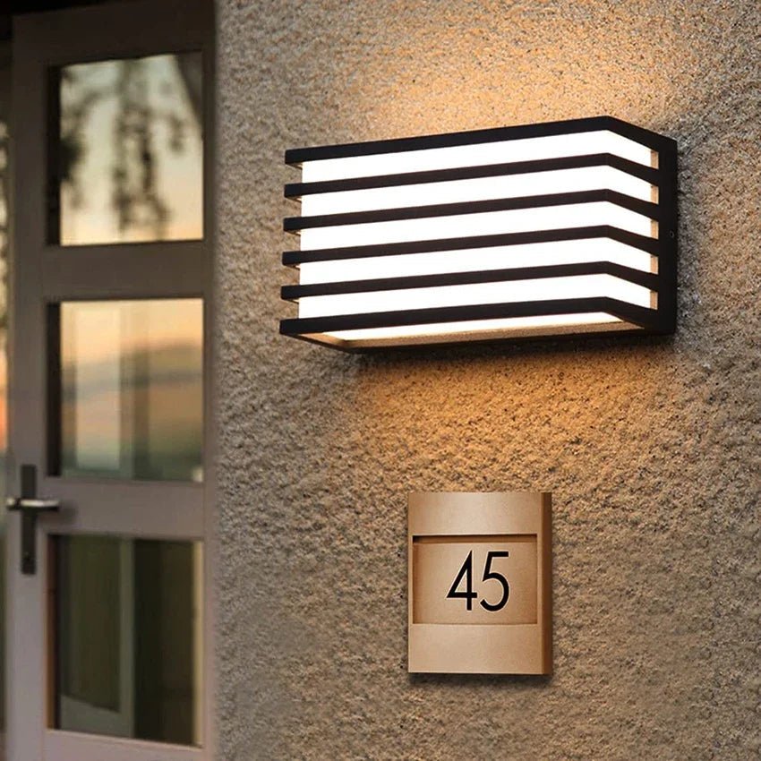 Modern Waterproof Outdoor Wall Lamp - Hans Lumiere