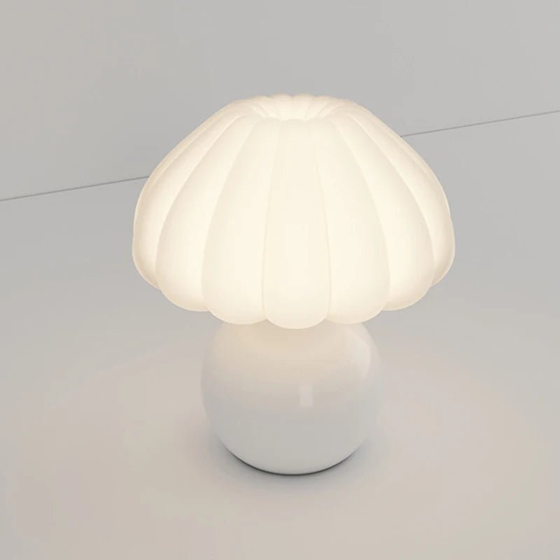 Mushroom Bedside Lamp – Cream Night Light for Kids' Rooms - Hans Lumiere