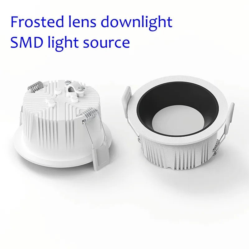 Narrow Frame Tricolor Changeable LED Embedded COB Spotlight - Hans Lumiere