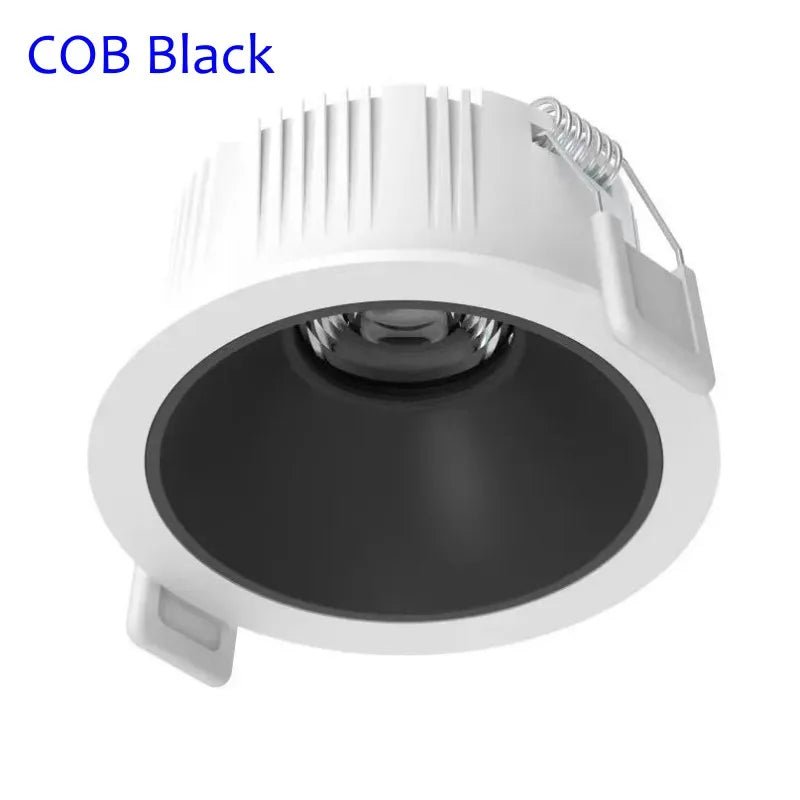 Narrow Frame Tricolor Changeable LED Embedded COB Spotlight - Hans Lumiere