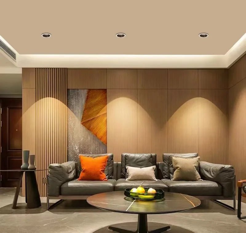 Narrow Frame Tricolor Changeable LED Embedded COB Spotlight - Hans Lumiere