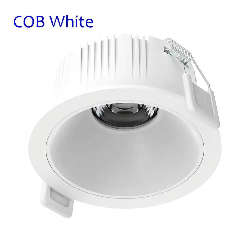 Narrow Frame Tricolor Changeable LED Embedded COB Spotlight - Hans Lumiere