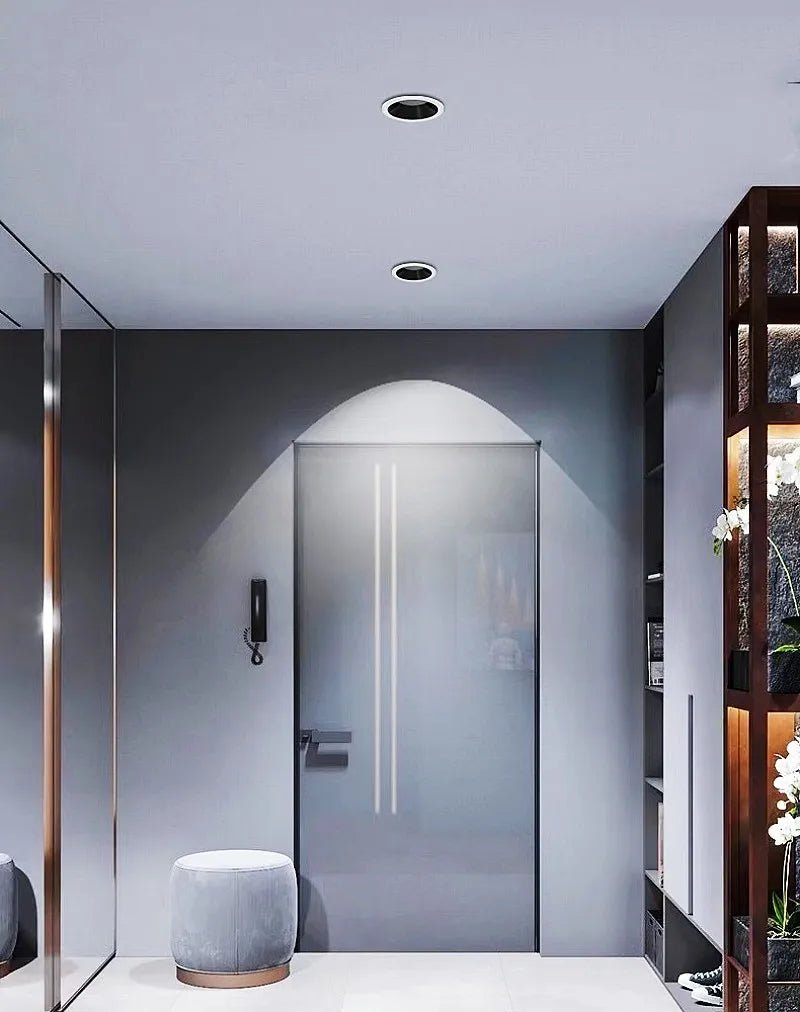 Narrow Frame Tricolor Changeable LED Embedded COB Spotlight - Hans Lumiere