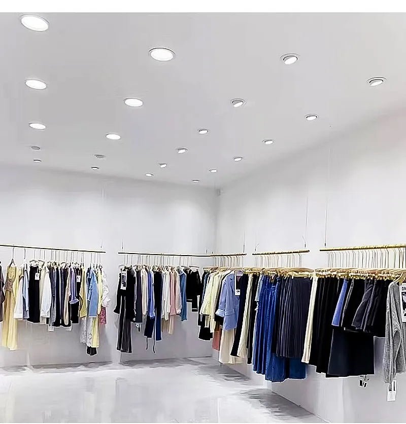 Narrow Frame Tricolor Changeable LED Embedded COB Spotlight - Hans Lumiere