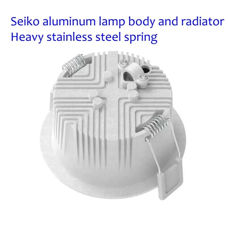 Narrow Frame Tricolor Changeable LED Embedded COB Spotlight - Hans Lumiere