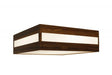 Natural Wood Square Ceiling Lamp - Hans Lumiere