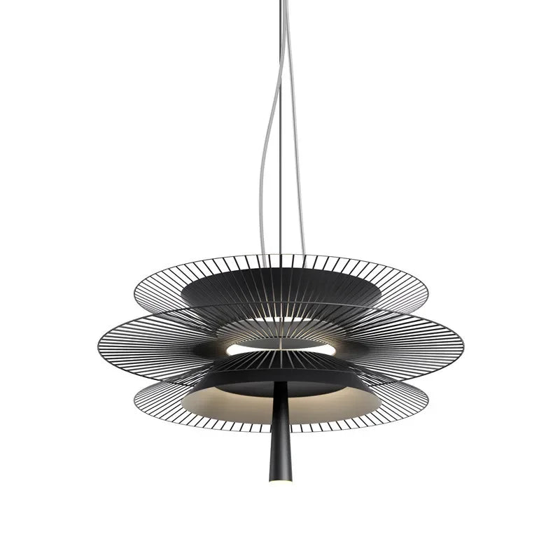 New Trend Luxury Metal Cord LED Chandelier Pendant Lighting - Hans Lumiere
