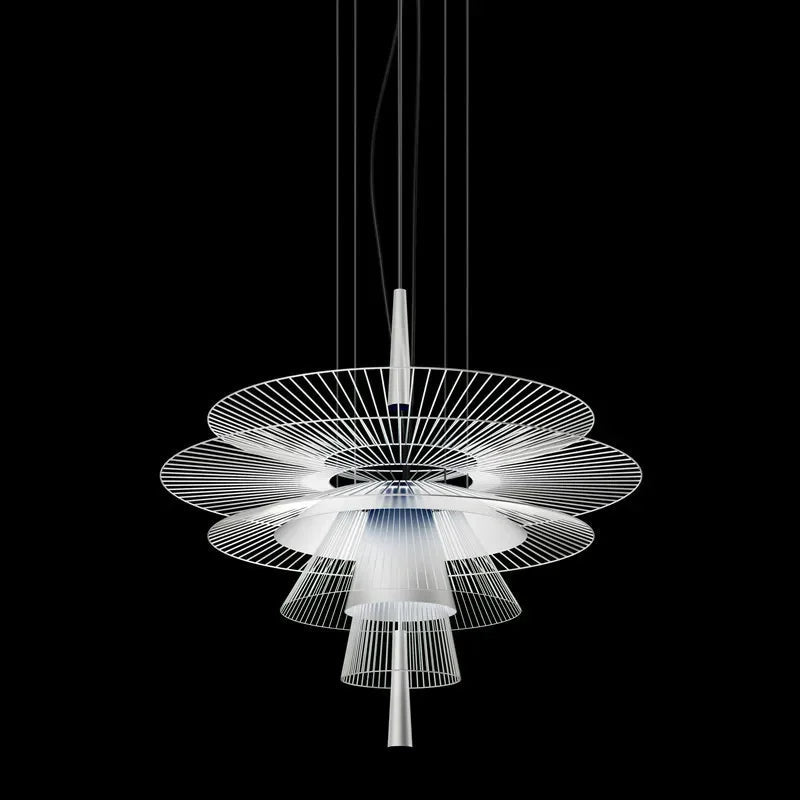 New Trend Luxury Metal Cord LED Chandelier Pendant Lighting - Hans Lumiere
