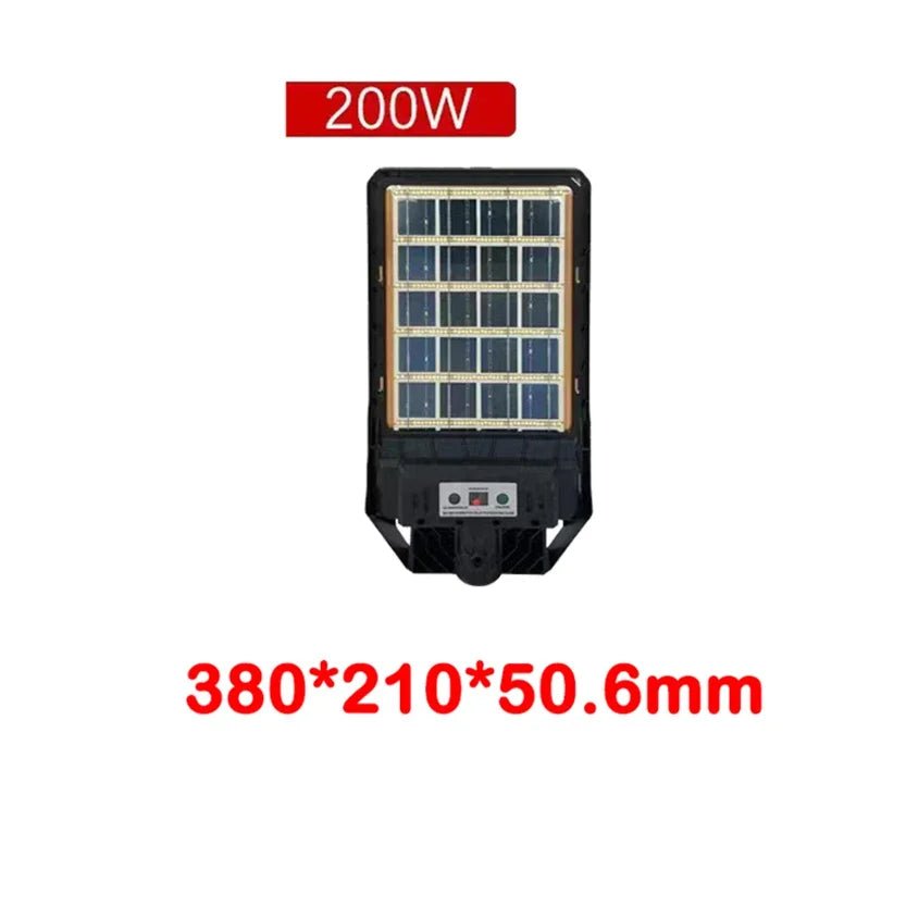 Newest Solar Outdoor Led Street Light With Motion Sensor - Hans Lumiere