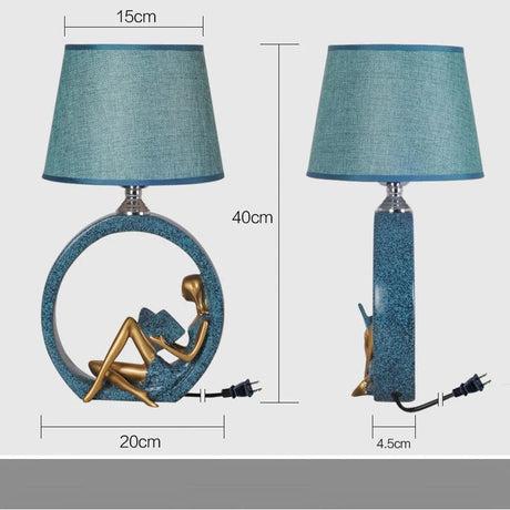 Nordic Art Bedroom Bedside Table Lamp - Hans Lumiere