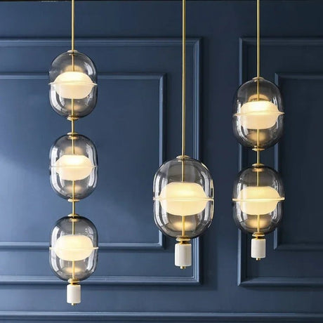 Nordic Bedroom Bedhead Glass Chandelier - Hans Lumiere