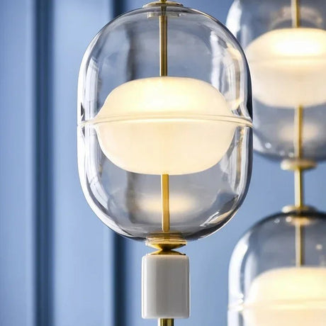 Nordic Bedroom Bedhead Glass Chandelier - Hans Lumiere