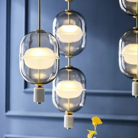 Nordic Bedroom Bedhead Glass Chandelier - Hans Lumiere