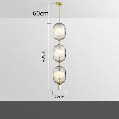 Nordic Bedroom Bedhead Glass Chandelier - Hans Lumiere