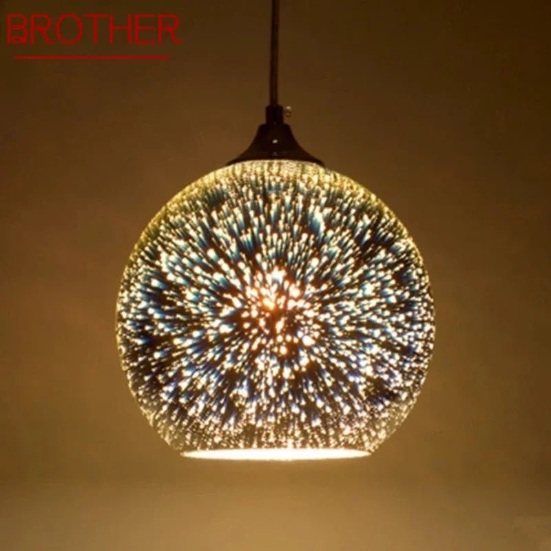 Nordic Color Glass Pendent Lamp - Hans Lumiere