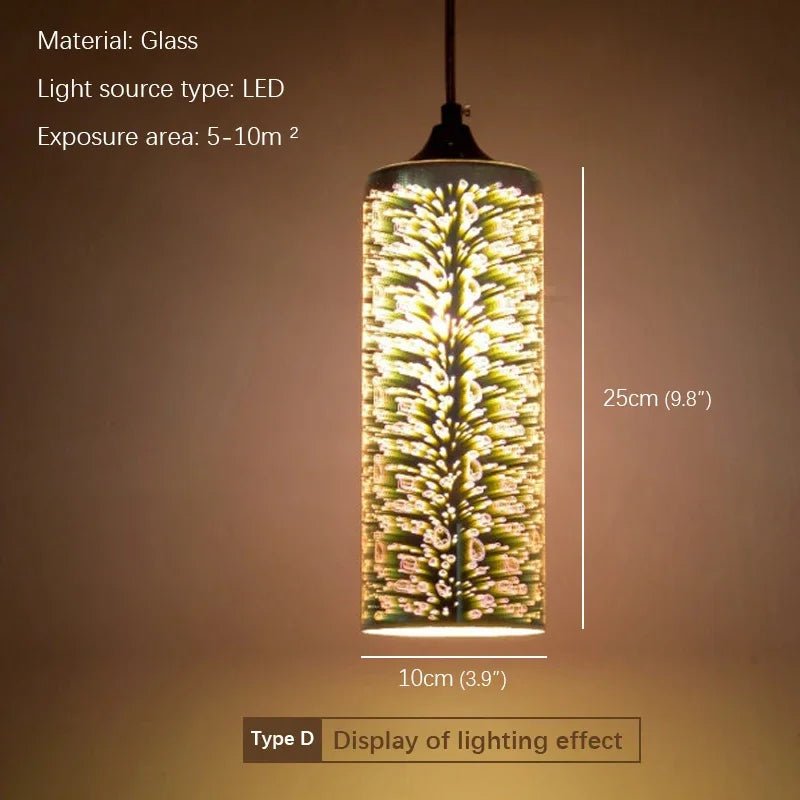 Nordic Color Glass Pendent Lamp - Hans Lumiere