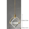 Nordic Crystal Led Pendant Lights Fixture - Hans Lumiere