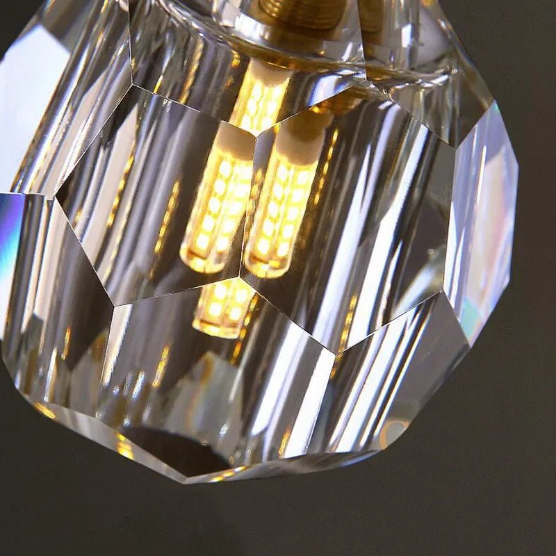 Nordic Design Round Crystal Ball Chandelier - Hans Lumiere