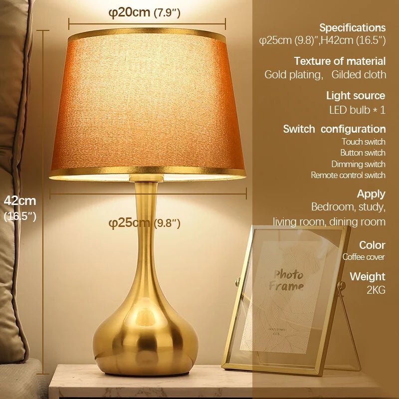 Nordic Dimmable LED Table Lamp - Hans Lumiere