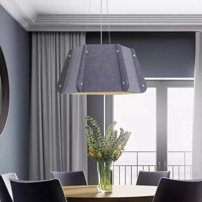 Nordic Felt Hanging LED Pendant Light - Hans Lumiere