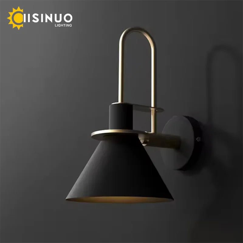 Nordic Hardwired LED Wall Sconce with 350° Rotating Head - Hans Lumiere