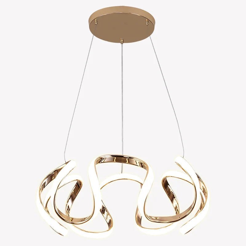 Nordic Luxury Creative LED Ceiling Chandelier With Remote Control - Hans Lumiere