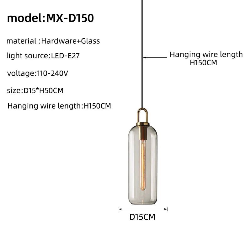 Nordic Luxury Glass Staircase Chandelier for Villas and Duplex Homes - Hans Lumiere