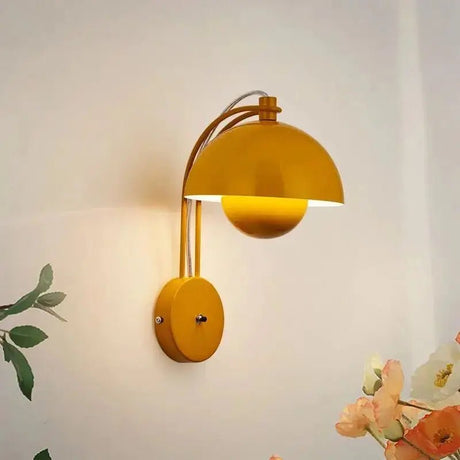 Nordic Minimalist Multicolor LED Iron Wall Sconce - Hans Lumiere