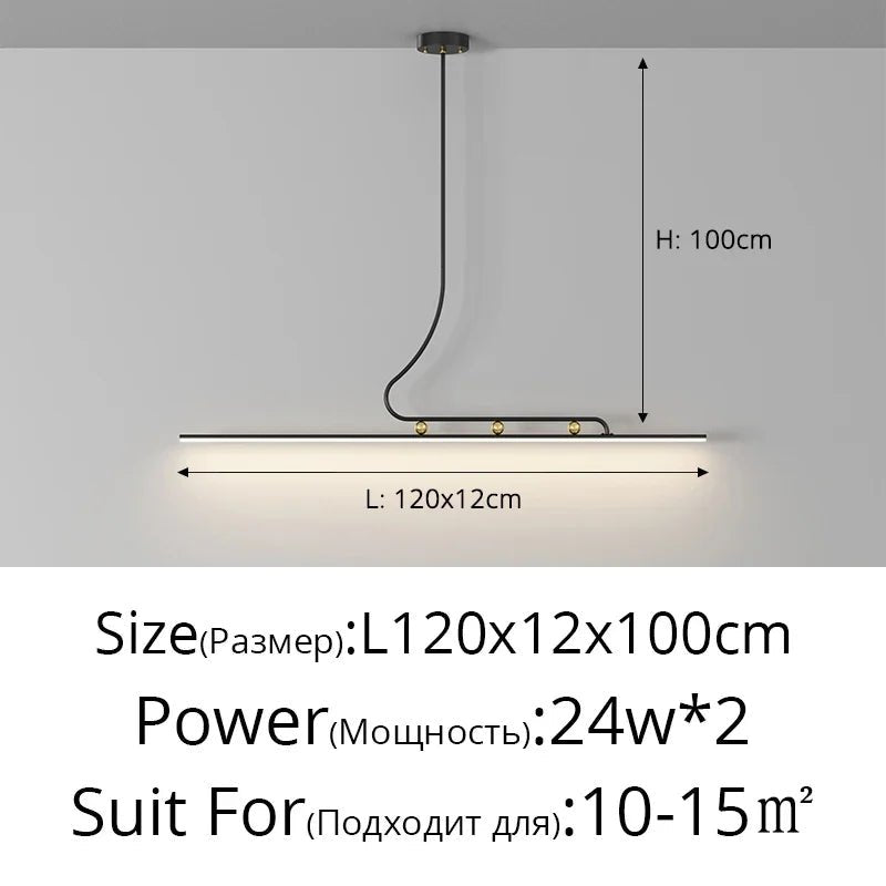 Nordic Minimalist Restaurant Pendant Lamp - Hans Lumiere