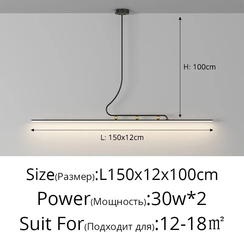 Nordic Minimalist Restaurant Pendant Lamp - Hans Lumiere