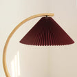 Nordic Pleated Solid Wood Floor Lamp - Hans Lumiere