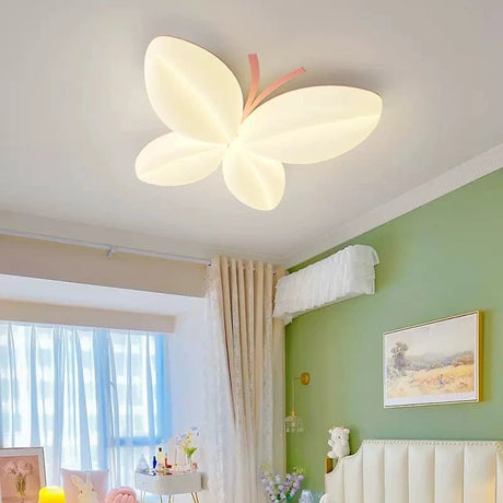 Nordic Romantic Butterfly Children's Room Ceiling Light - Hans Lumiere