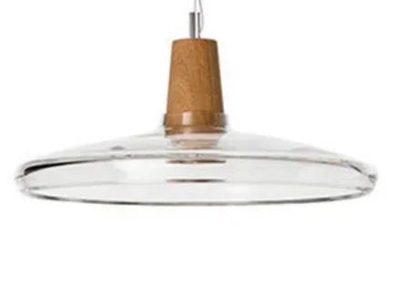 Nordic Wood Glass Pendant Lights - Hans Lumiere