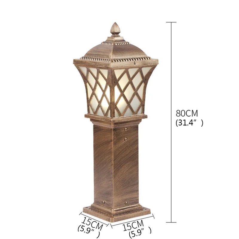 Outdoor Garden Light Classical Lawn Lamp - Hans Lumiere