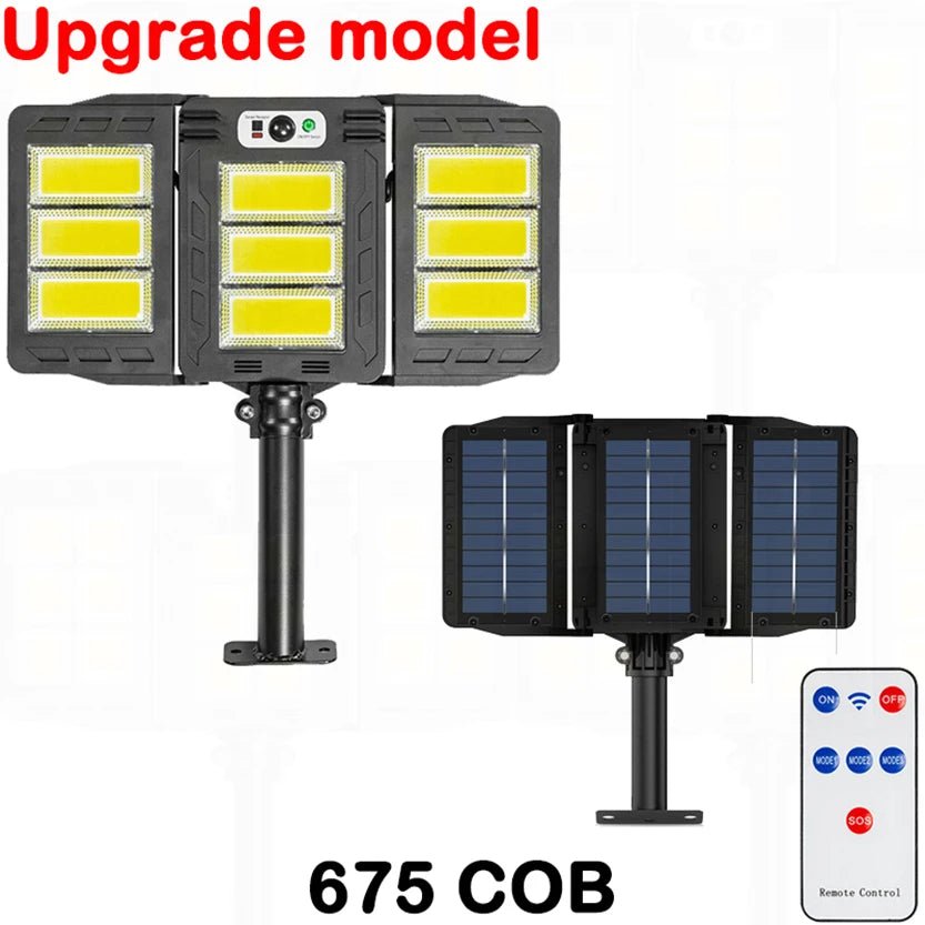 Outdoor Powerful Super Bright Street Lamp With Motion Sensor - Hans Lumiere