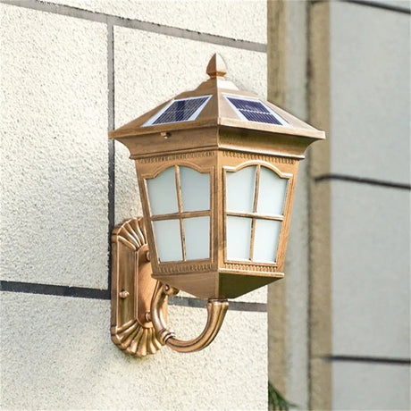 Outdoor Solar LED Wall Sconces Light - Hans Lumiere