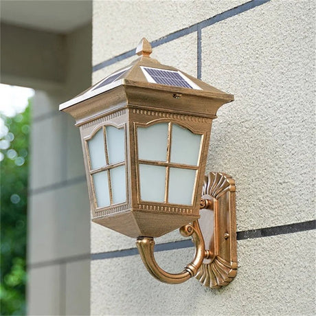 Outdoor Solar LED Wall Sconces Light - Hans Lumiere