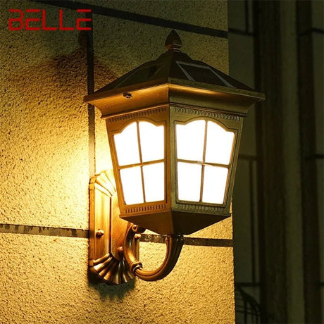Outdoor Solar LED Wall Sconces Light - Hans Lumiere