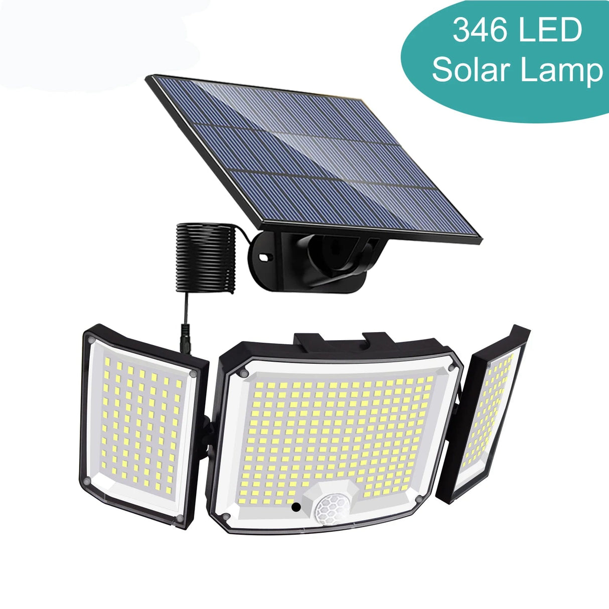 Outdoor Solar Powered LED Security Lights - Hans Lumiere